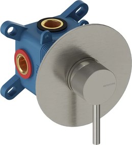 Rubinetto per doccia getto laminare cristallino ad incasso monocomando LOOP cromo opaco SANYCCES