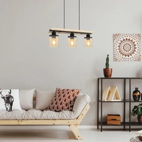 Rabalux 72083 - Lampadario a cavo NIYLAH 3xE27/25W/230V