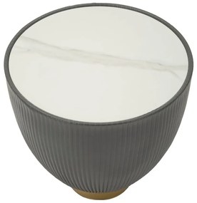 Tavolino Da Caffè Elge Cm Ø 46X45 Con Design Elegante