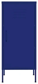 Armadietto blu marino 42,5x35x101,5 cm in acciaio
