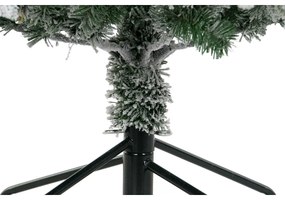 Albero di Natale DKD Home Decor Bianco Verde Polietilene Nevoso 140 x 140 x 210 cm