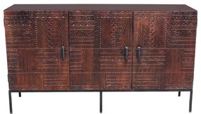 MANTRA - madia con decoro 3 ante legno e ferro