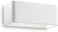 Applique Moderna Click Metallo Bianco Led 10,5W 3000K Luce Calda