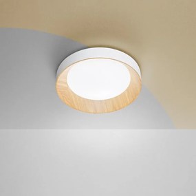 Plafoniera LED contemporaneo I-ARKA-PL40-BCO, bianco Ø 40 cm, 3300 lumen LUCE AMBIENTE DESIGN