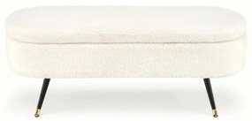 Panca con vano portaoggetti AVEIRO 46x120 cm bianco