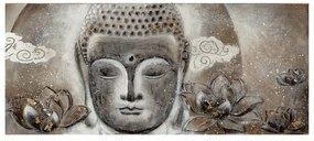 Stampa su tela Buddha, multicolore 150 x 65 cm