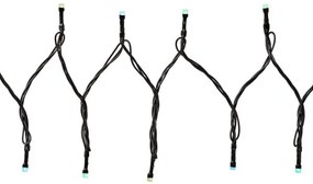 Nedis WIFILX01C168 - Catena natalizia LED RGB 168xLED/8 funzioni 23m IP44 Wi-Fi Tuya