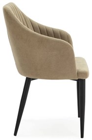 Set di sedie da pranzo verde chiaro in imbottito 2 pz Nadi – Marckeric