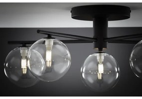 Jupiter 2046 - Lampadario a plafone PRATO 5xG9/10W/230V nero/limpido