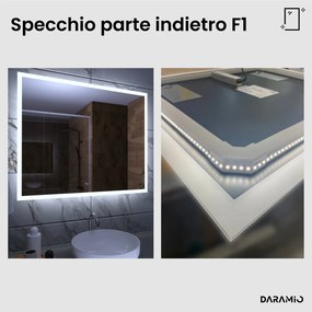 Specchio con luce LED F1