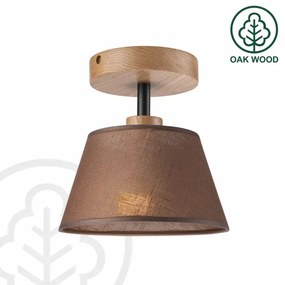 Lampadario ANTONIO 1xE14/40W/230V marrone a soffitto
