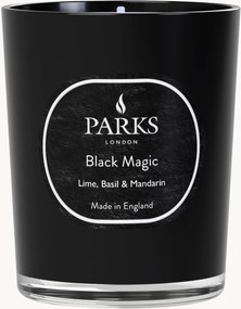 Candela profumata fatta a mano Black Magic (lime, basilico & mandarino)