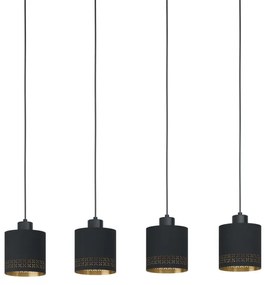 Eglo 99275 - Lampadario a sospensione con filo ESTEPERRA 4xE27/28W/230V