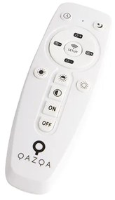 Plafoniera in acciaio 80 cm incl. LED con telecomando - Live