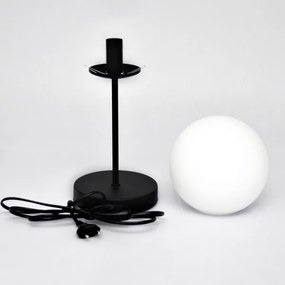 Lampada da tavolo MOON 1xE27/15W/230V nero