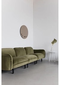 Divano in velluto blu scuro Bean - EMKO