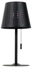 Set di 2 lampade da tavolo nere incl. LED ricaricabile e solare dimmerabile a 3 livelli - Ferre