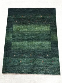 Loribaft Tappeto persiano 130 x 100 Verde (Iran) Annodato A Mano