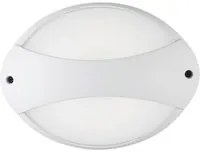 Applique Fascia Contemporanea Coconut Alluminio Bianco 1 Luce Led 7W 4000K