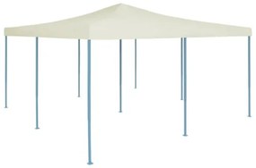 Gazebo Pieghevole 5x5 m Crema