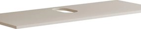 Top per lavabo appoggio Niwa L 120 x H 2 x P 46 cm laccato opaco sabbia truciolare
