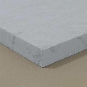 Piatto doccia 70x140 cm grigio effetto pietra in resina riducibile Karen