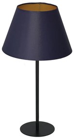 Lampada da tavolo ARDEN 1xE27/60W/230V diametro 30 cm viola/oro