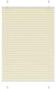 Tenda Plissettata Crema 95x150 Cm Larghezza Tessuto 94,4 Cm /