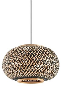 Lindby - Nerys Lampada a Sospensione Black/Wood Lindby