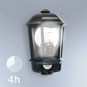Steinel 644413 - Lampada da parete con sensore per esterno L 190 S 1xE27/100W/230V