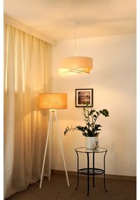 Brilagi - Lampadario LED a sospensione con filo LYRA 1xE27/15W/230V color crema/beige