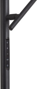 Lampada da terra moderna nera con LED dimmerabile - Divana