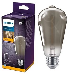 Lampadina LED VINTAGE Philips ST64 E27/2.3W/230V 1,800K