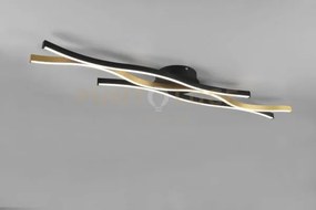 Blaze plafoniera led 35w 4300lm, 2300+3000+4000k ondulata metallo o...