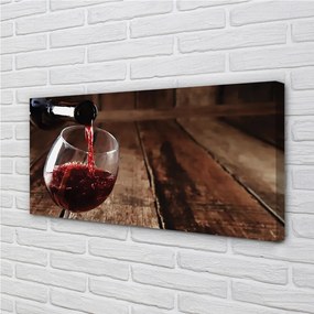 Quadro su tela Wine Boards Glass 100x50 cm