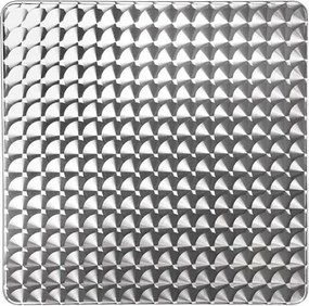 JAMESON - tavolo quadrato a colonna in acciaio e alluminio waterproof