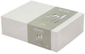 Posate argentate in acciaio inox 16 pz Twist – Gense