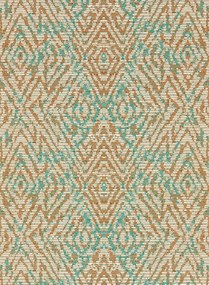 Harlequin Tapete Hansha - Paprika/ Teal