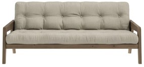 Divano letto beige 204 cm Grab - Karup Design