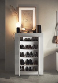 Mobile da ingresso Gabriel linea Basic in finitura Bianco Lucido