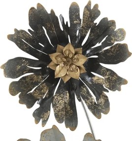 Pannello decorativo in ferro con designa fiori 35x5,5x88 cm Simply