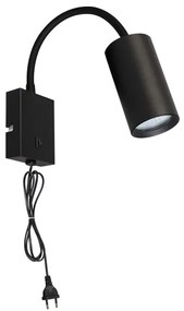 Brilagi - Lampada flessibile da muro SELE 1xGU10/30W/230V nero