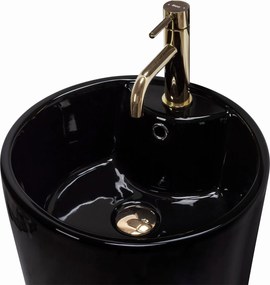 Lavabo monolitico Rea BLANKA Black