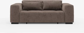 Monarch Divano con Relax Elettrico per allungamento sedute e Poggiatesta Reclinabile in tessuto morbido smacchiabile T31