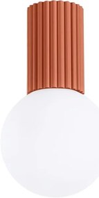 Sollux SL.1728 - Plafoniera da bagno HALO 1xG9/8W/230V IP44 arancione