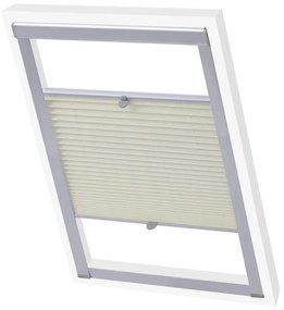Tenda Plissettata Oscurante Crema Pk08 /