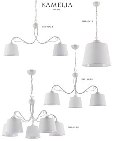 Jupiter 1343 - KM 1 B - Lampadario a sospensione con catena KAMELIA 1xE27/60W/230V