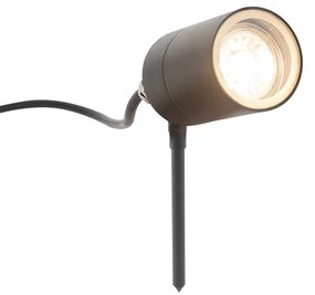 Faretto picchetto antracite orientabile IP44 - Solo