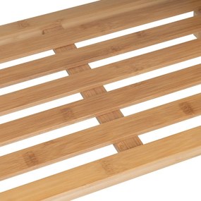 Panca in colore bianco e naturale - Casa Selección