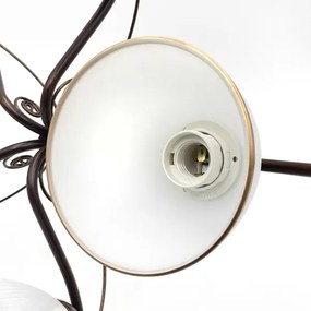 Brilagi - Lampadario a plafone LED ANTICO 5xE27/60W/230V patina di bronzo